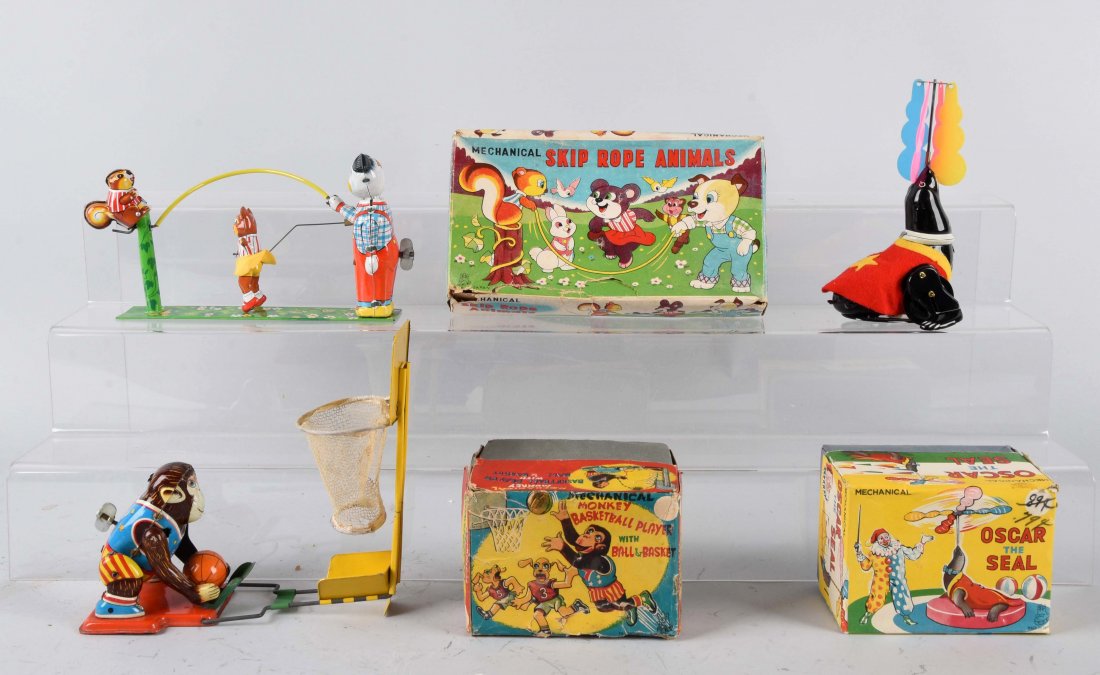 Lot Of 3: Japanese Tin Litho Wind-up  Toys. (1 of 1)