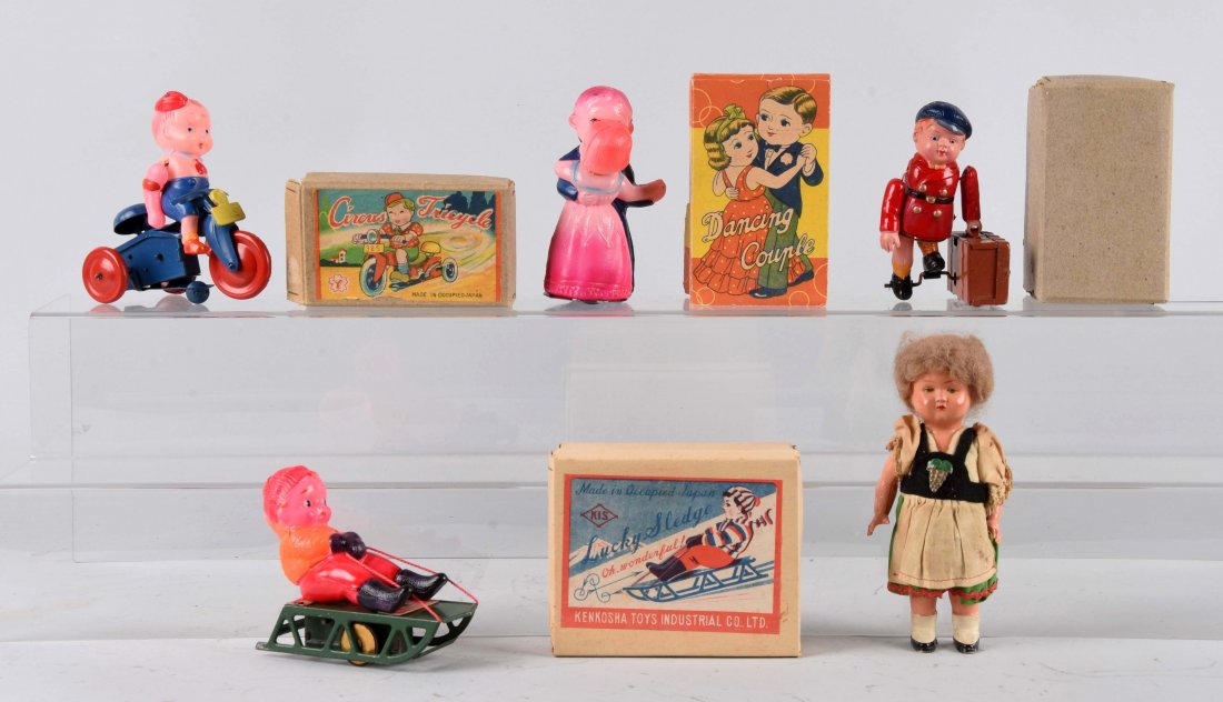 Lot Of 5: Wind-Up Dolls. (1 of 1)