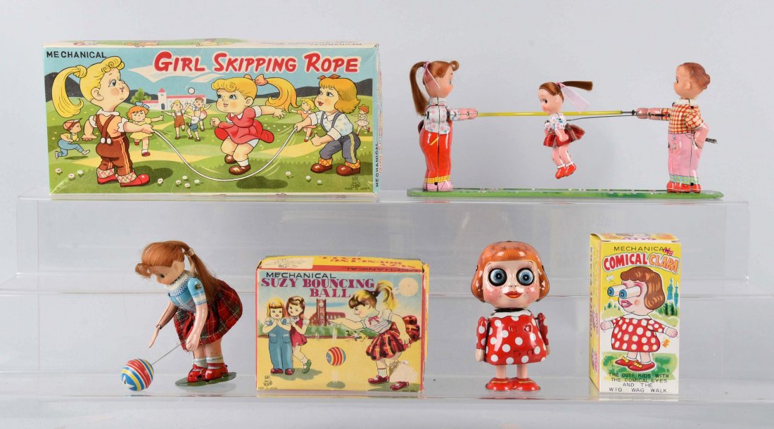 Lot Of 3: Mechanical Toys With Original Boxes. (1 of 1)