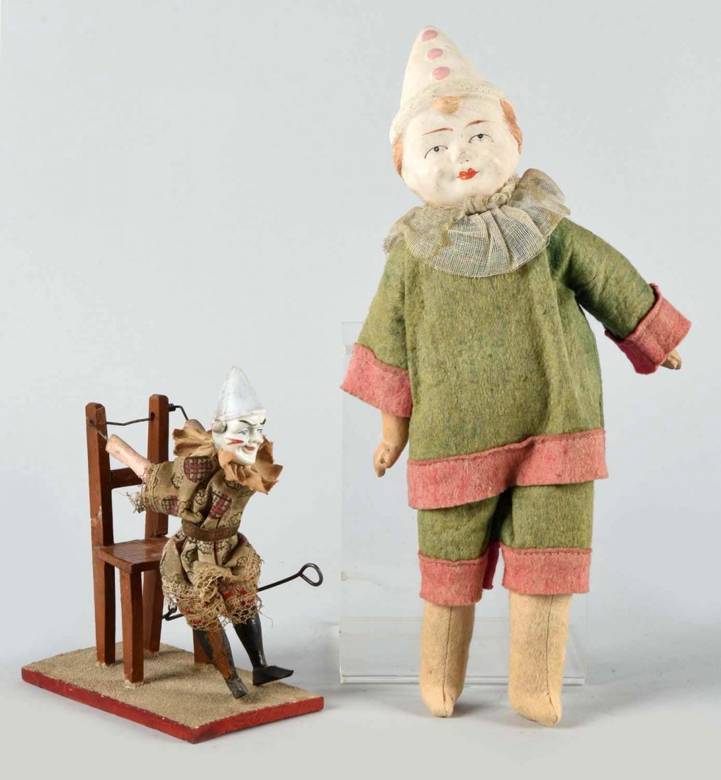 2 Clown Dolls. (1 of 2)