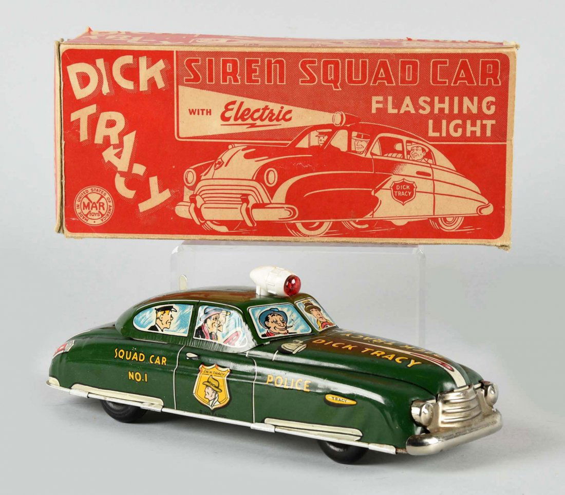 Marx Dick Tracy Siren Squad Car. (1 of 2)