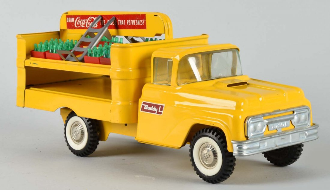 Pressed Steel Buddy L Coca-Cola Truck. (1 of 3)