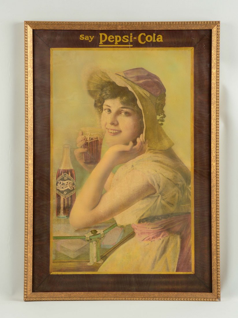 Frame Say Pepsi Cola Picture. (1 of 1)