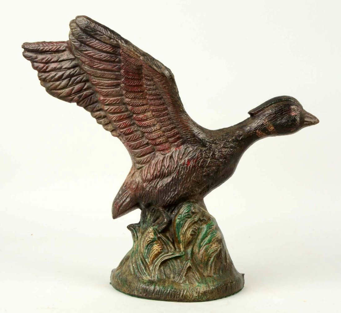 Cast Iron Flying Duck Doorstop. (1 of 1)