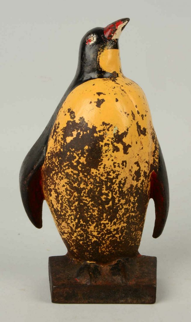 Cast Iron Penguin Doorstop. (1 of 1)