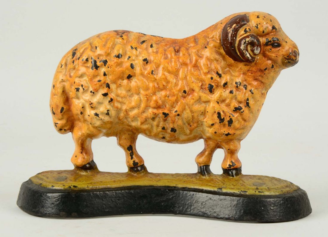 Cast Iron Sheep Doorstop. (1 of 1)