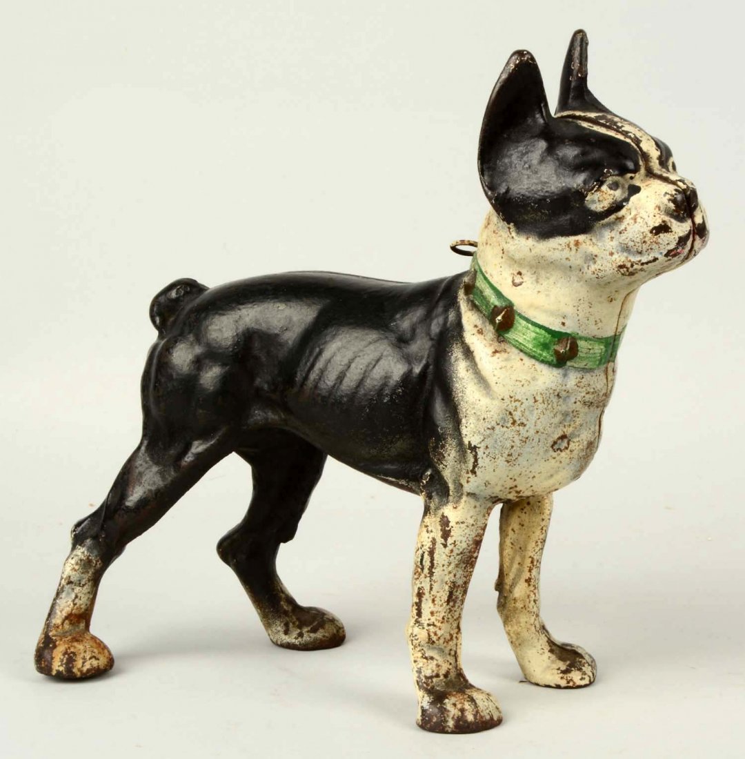 Cast Iron Standing Boston Terrier Dog Doorstop. (1 of 3)