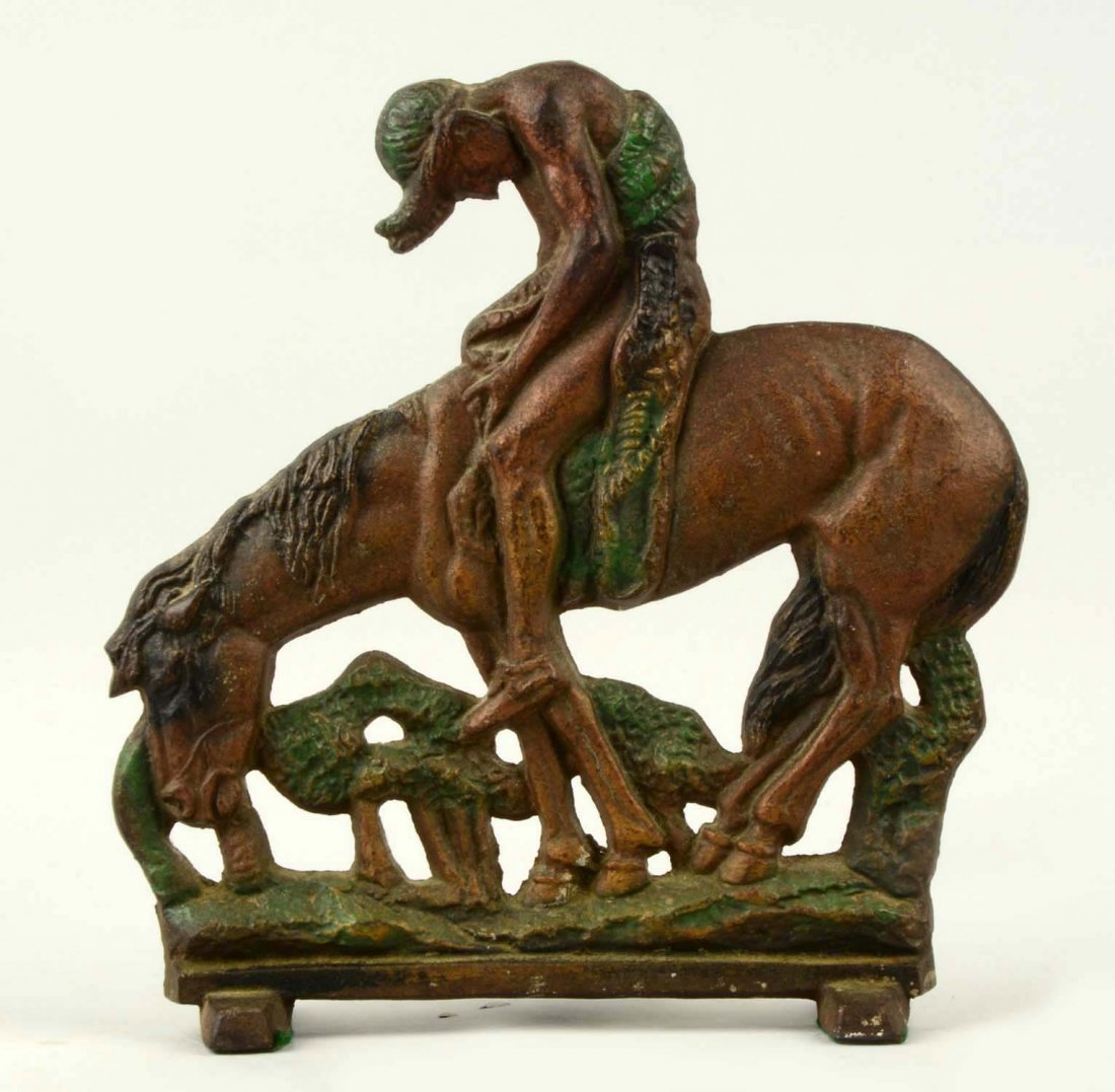 Cast Iron Indian Doorstop. (1 of 1)