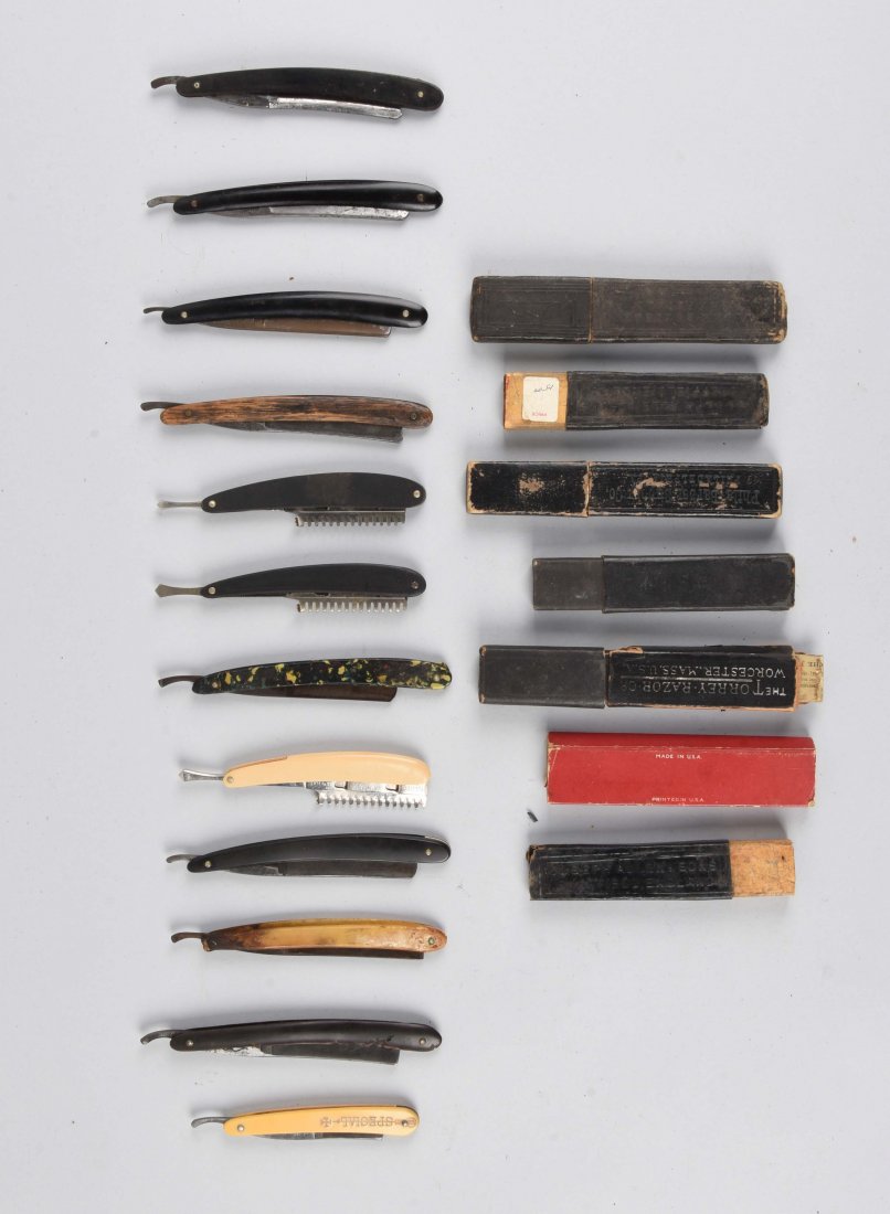 Lot Of 12: Various Straight Razors. (1 of 1)