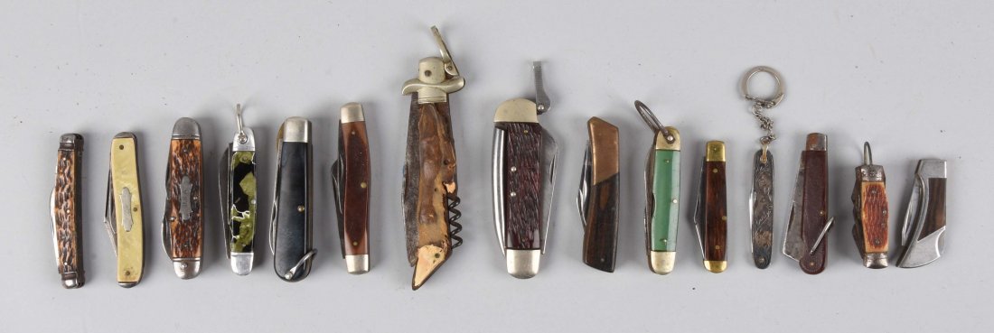 Lot Of 15: Folding Knives. (1 of 1)