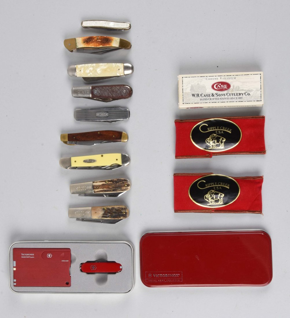 Lot Of 10: Folding Knives. (1 of 1)