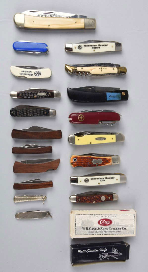Lot Of 20: Folding Knives by Case & Others. (1 of 1)
