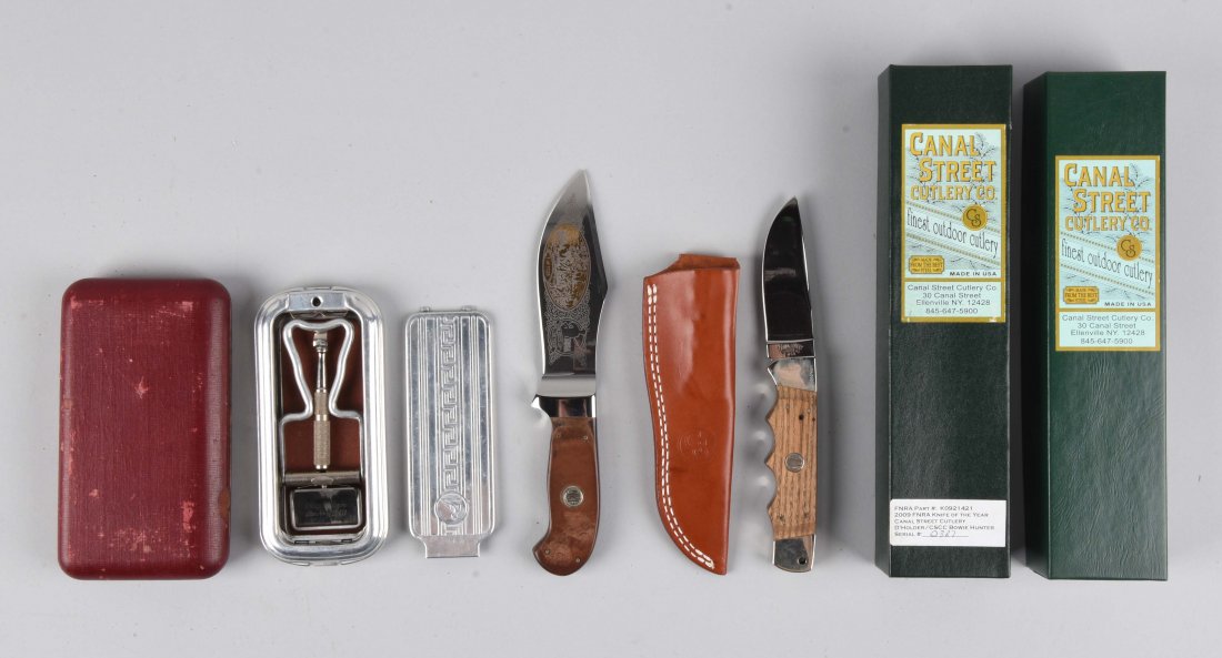 Lot Of 2: NRA Fixed Blade Knives by Canal Street (1 of 1)