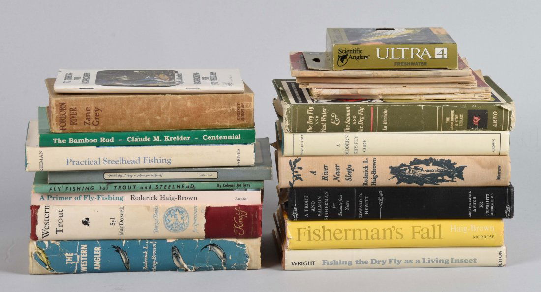 Lot Of 20: Assorted Vintage Fishing Books. (1 of 1)
