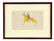 Roan Eagle Ledger Drawing In Frame.