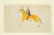 Roan Eagle Ledger Drawing In Frame. - 2
