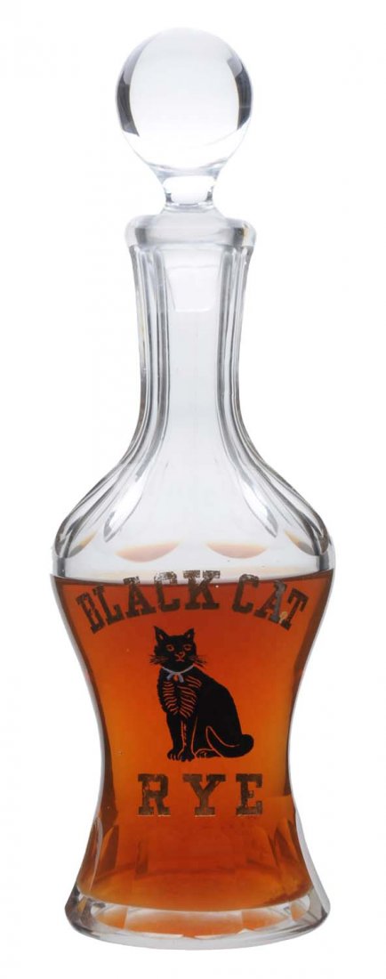 Black Cat Rye Whiskey Bottle. (1 of 1)