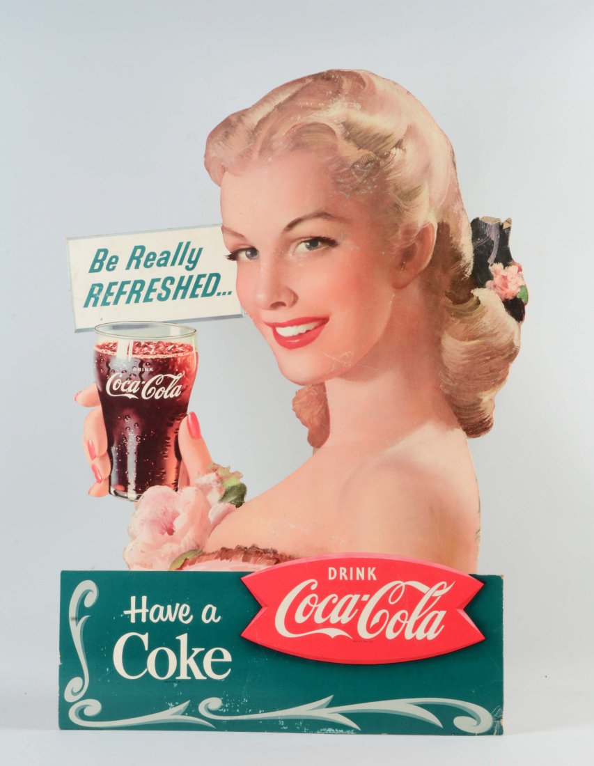 1959 Diecut Coca - Cola Advertising Sign. (1 of 1)