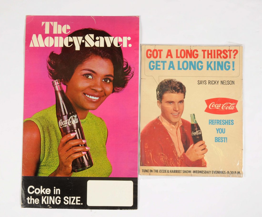 Lot of 2: Coca-Cola Advertising Posters. (1 of 1)