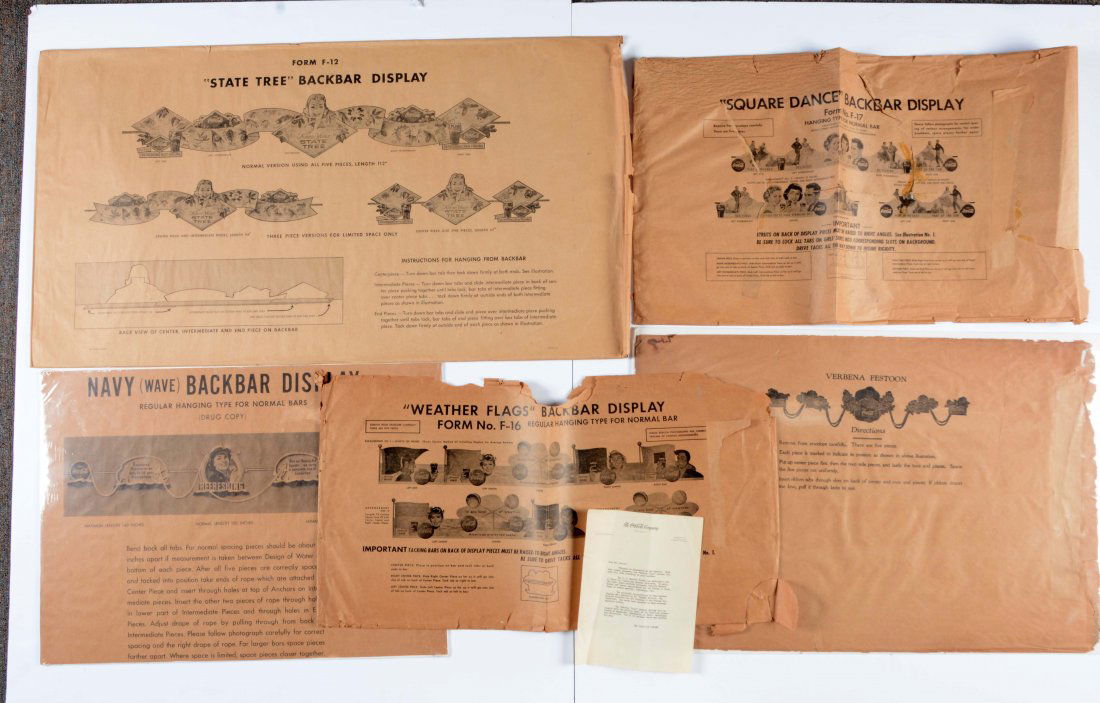 Lot Of 5: Coca-Cola Backbar Packaging Envelopes. (1 of 1)