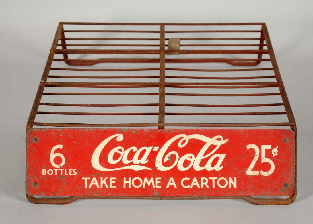 Coca-Cola Metal Rack. (1 of 2)
