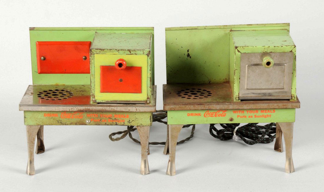 Lot Of 2: 1930's Coca - Cola Toy Stoves. (1 of 1)