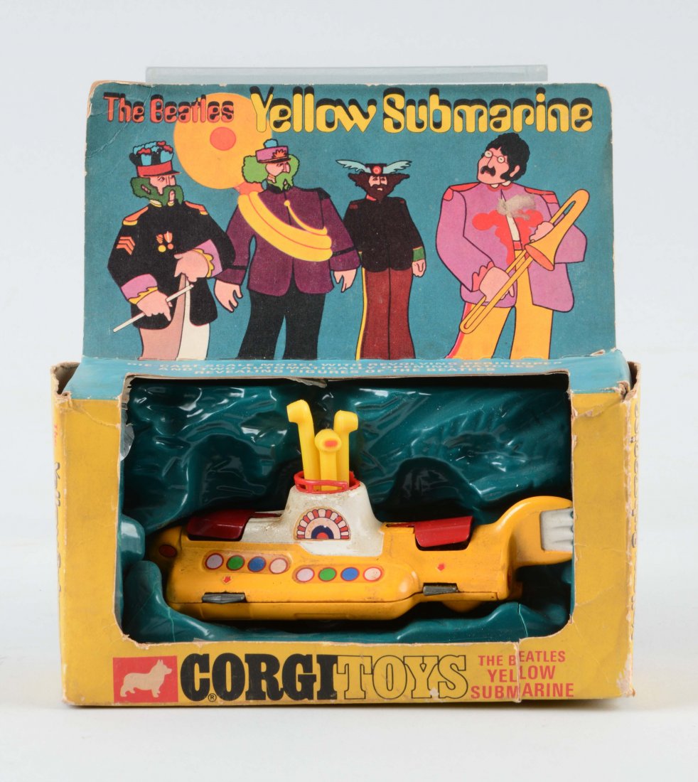 Corgi Diecast Beatles Yellow Submarine Toy. (1 of 2)