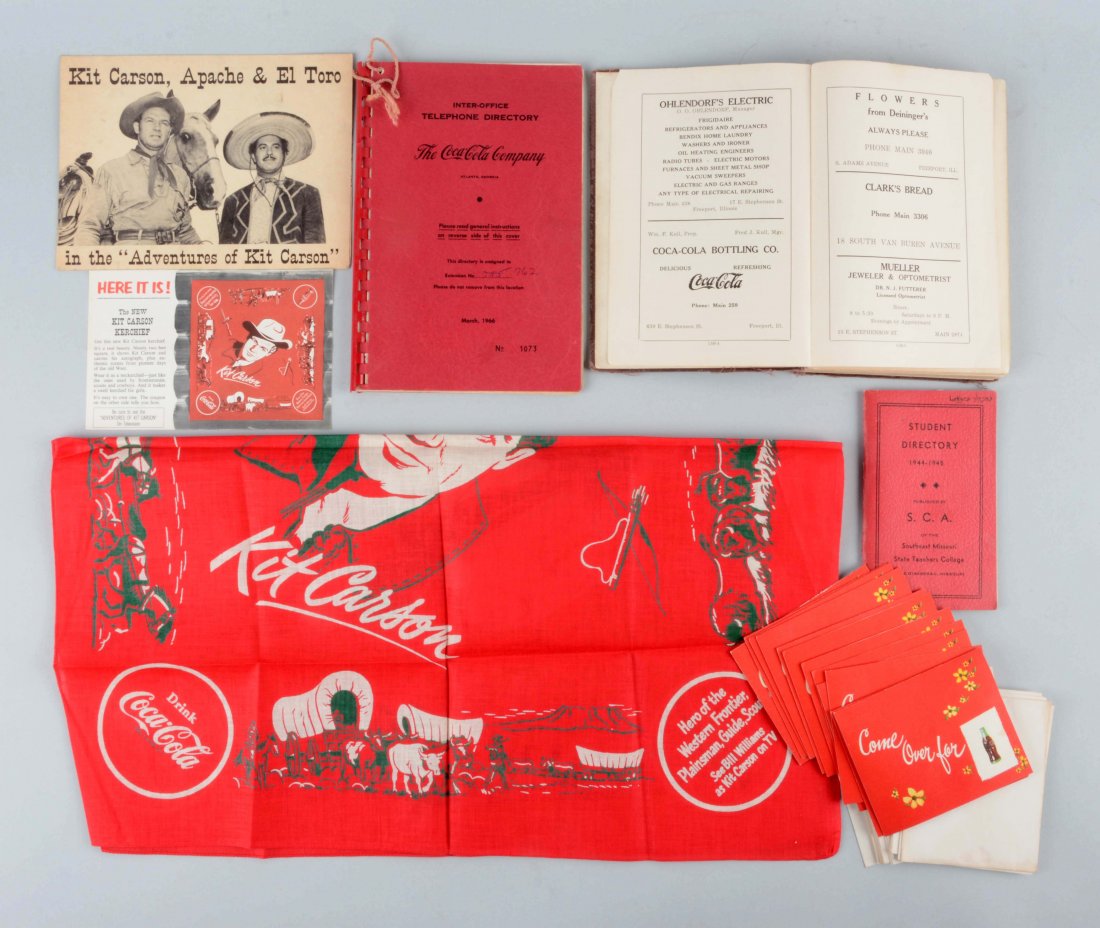 Large Lot Of Coca-Cola Advertising Pieces. (1 of 1)
