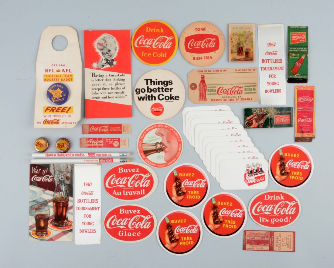 Large Lot Of Coca-Cola Advertising Pieces. (1 of 1)