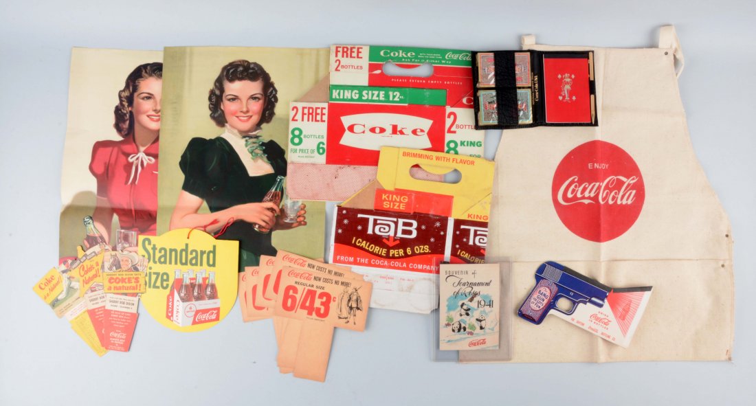 Large Lot Of Coca-Cola Advertising Pieces. (1 of 1)
