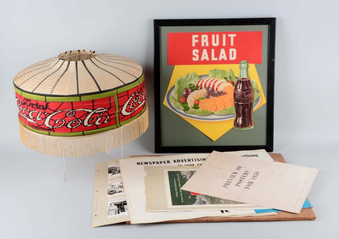 Lot Of 3: Coca-Cola Display Pieces. (1 of 1)