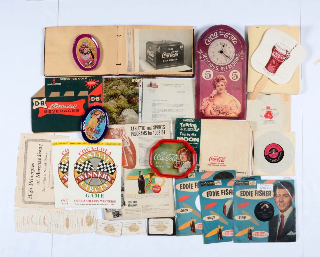 Large Lot Of Coca-Cola Advertising Pieces. (1 of 1)