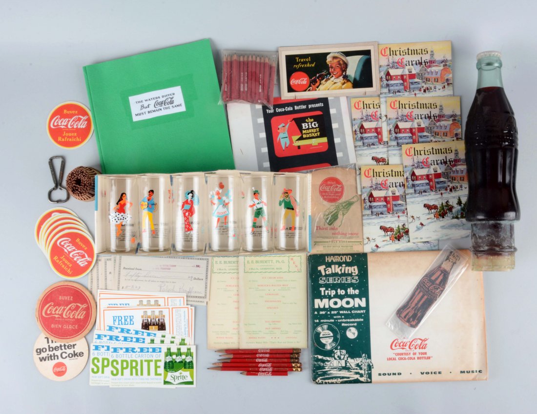 Large Lot Of Coca-Cola Advertising Pieces. (1 of 1)