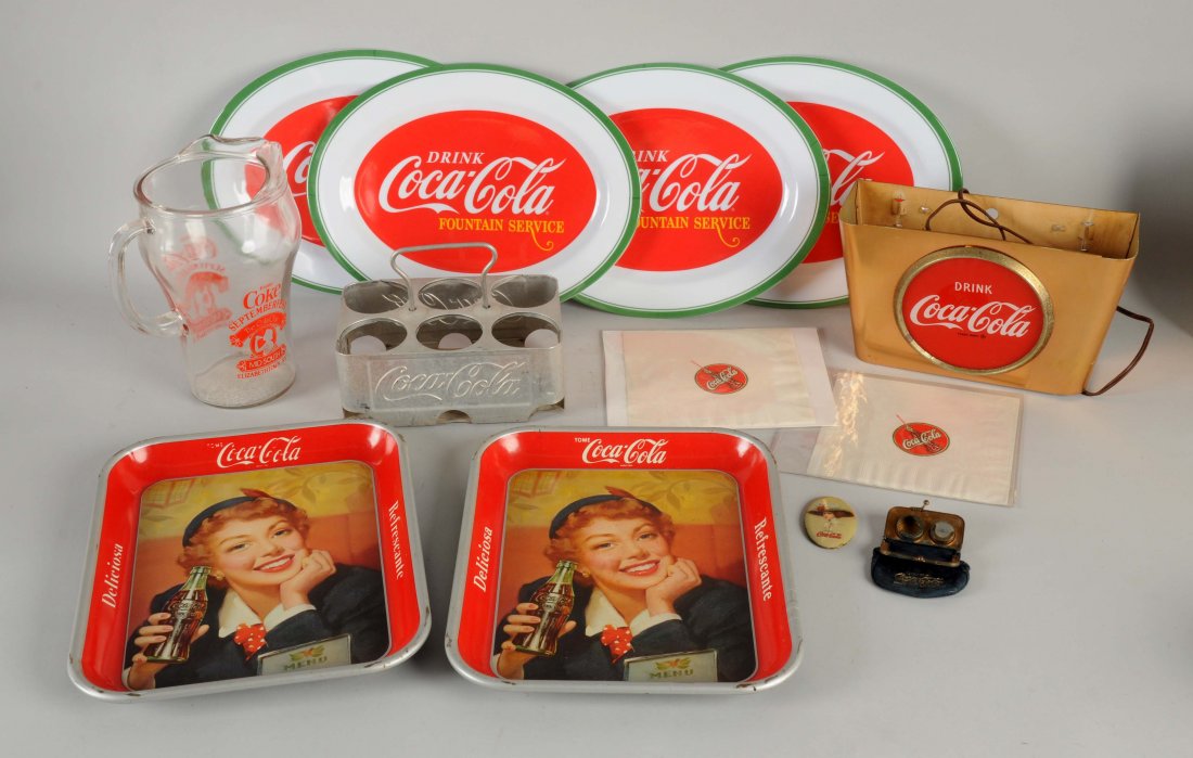 Lot Of Assorted Coca-Cola Items. (1 of 1)