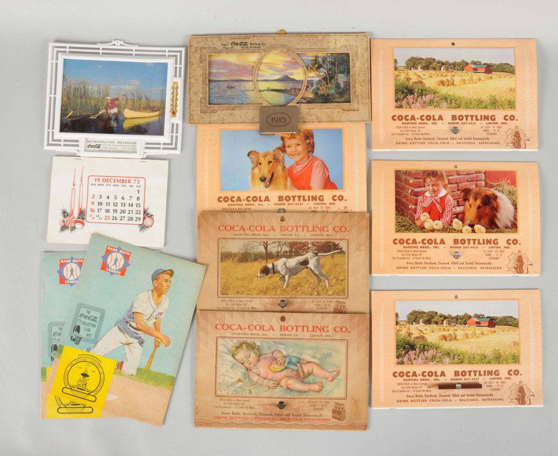 Coca - Cola Advertising Calendars, Brochures & Balance (1 of 1)