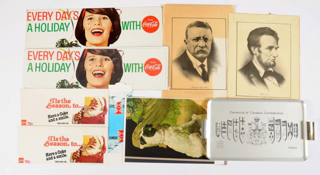 Lot of Paper Coca-Cola Advertising Pieces. (1 of 1)