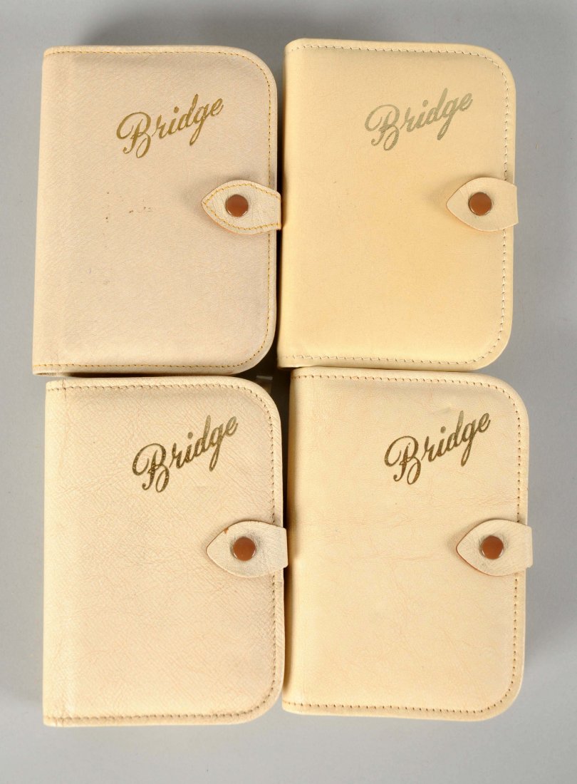 Lot Of 4: Coca-Cola Bridge Playing Cards In Case. (1 of 2)