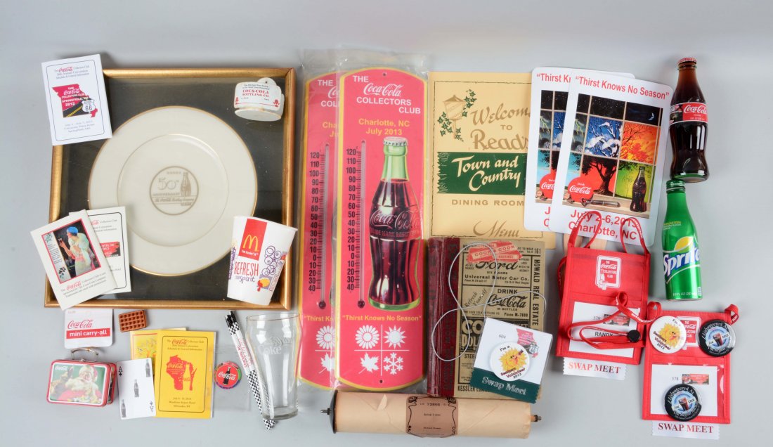Large Lot Of Coca-Cola Advertising Pieces. (1 of 1)