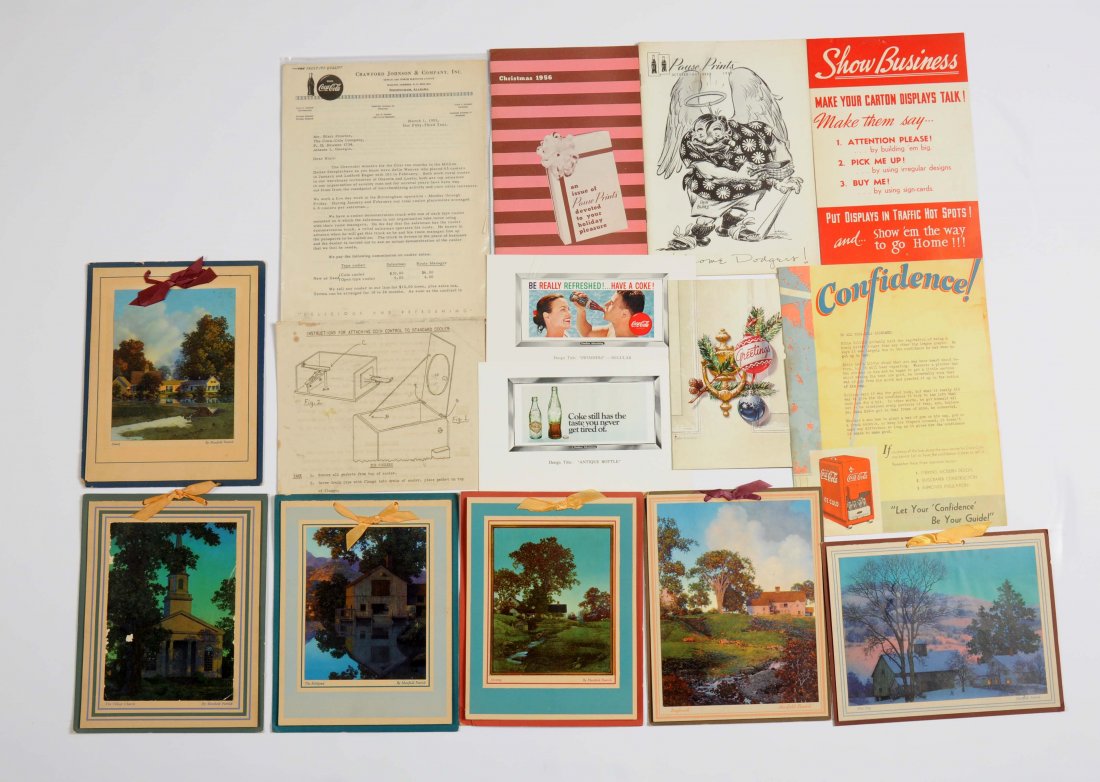 Lot Of Coca-Cola Advertising Memorabilia. (1 of 1)