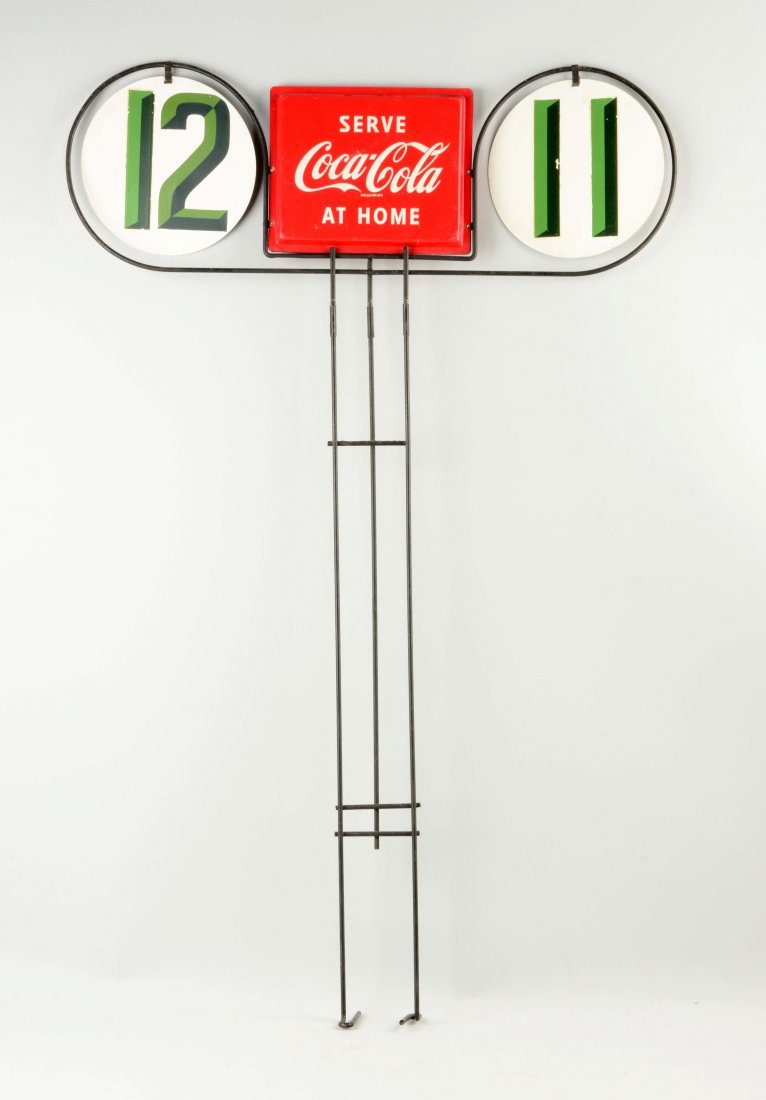 Coca-Cola Isle Marker Advertising Sign. (1 of 2)