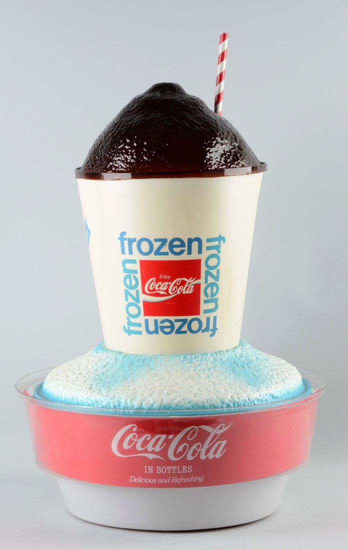 1960's Frozen Coca-Cola Rotating Lighted Sign. (1 of 2)