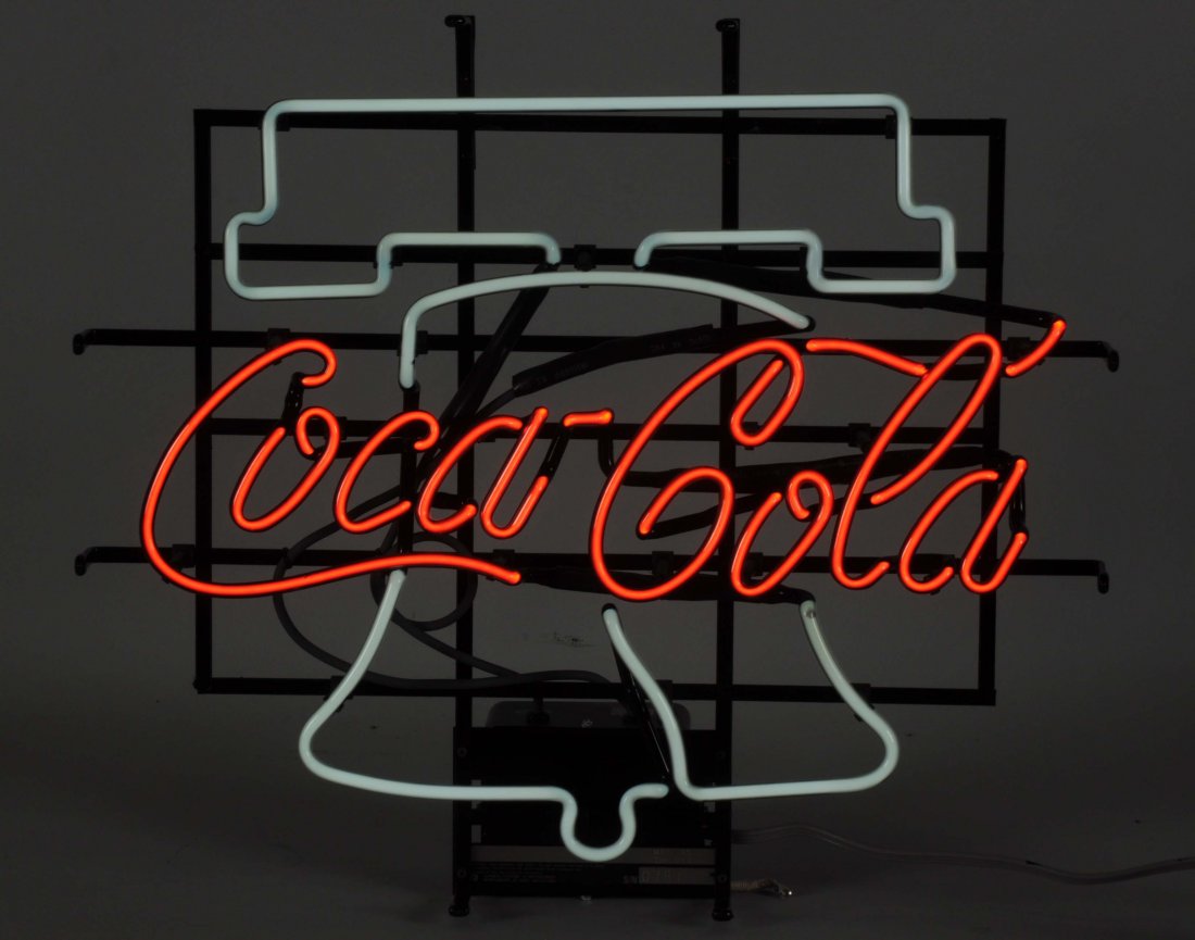 Coca - Cola Advertising Neon Sign In Box. (1 of 2)