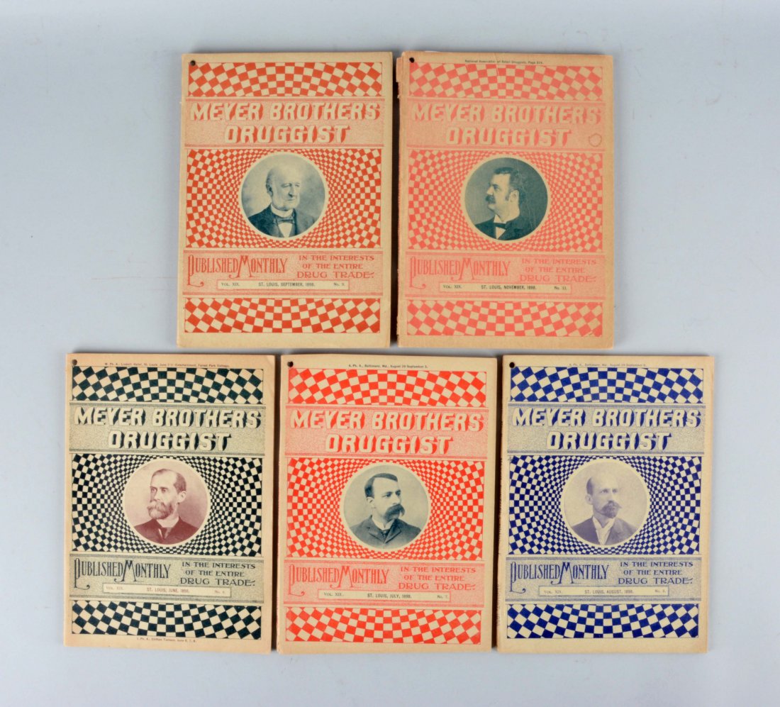 Lot Of 5: Meyer Brothers Druggist Books. (1 of 2)