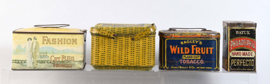 Lot Of 4: Tobacco Tins. (1 of 1)