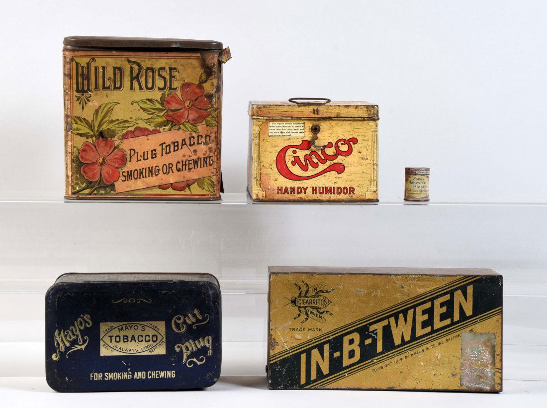 Lot Of 5: Tobacco Tins. (1 of 1)