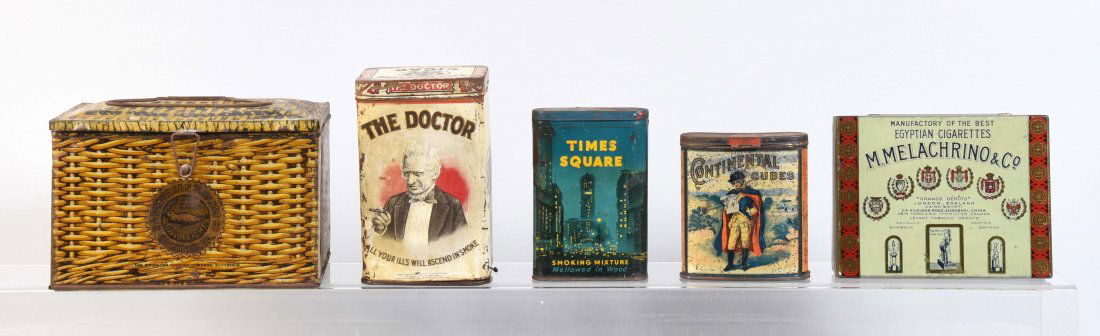 Lot Of 5: Tobacco Advertising Tins. (1 of 1)