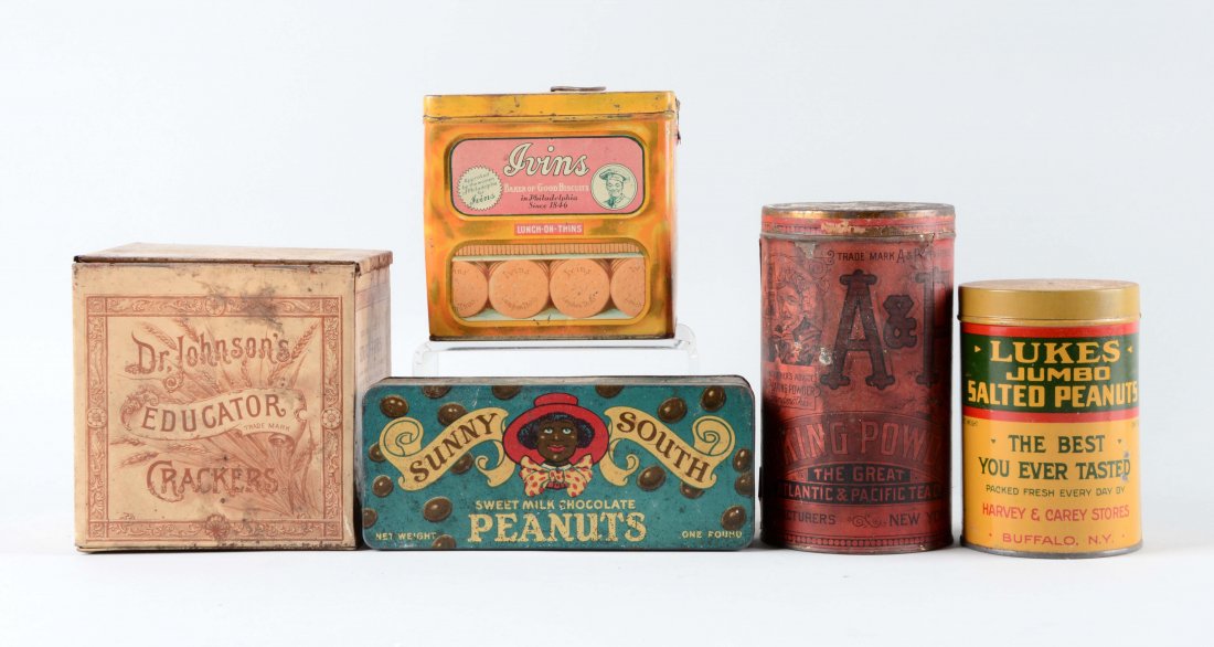 Lot Of 5: Advertising Tins. (1 of 1)