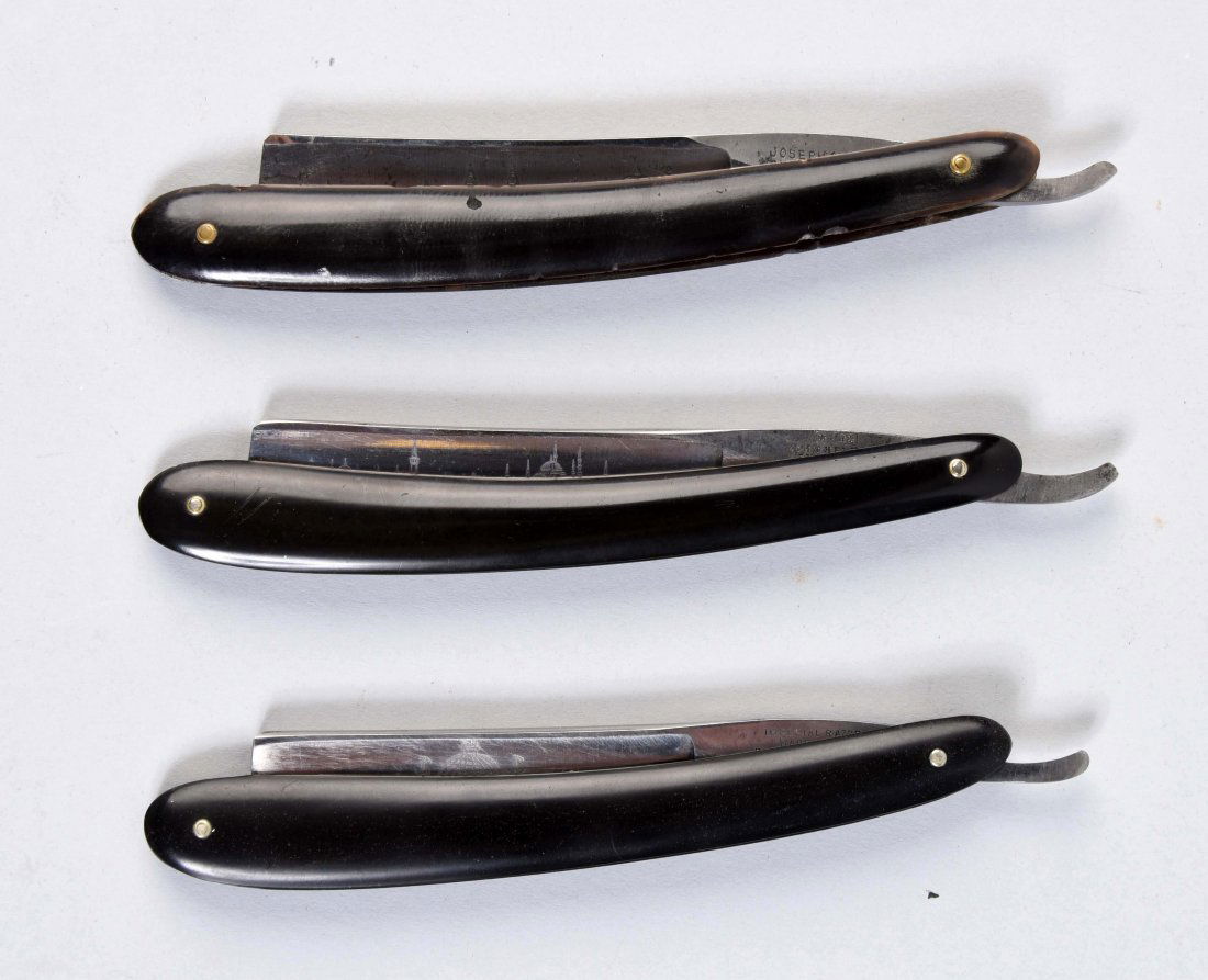 Lot Of 3: Celluloid Straight Razors "World's Fair". (1 of 2)