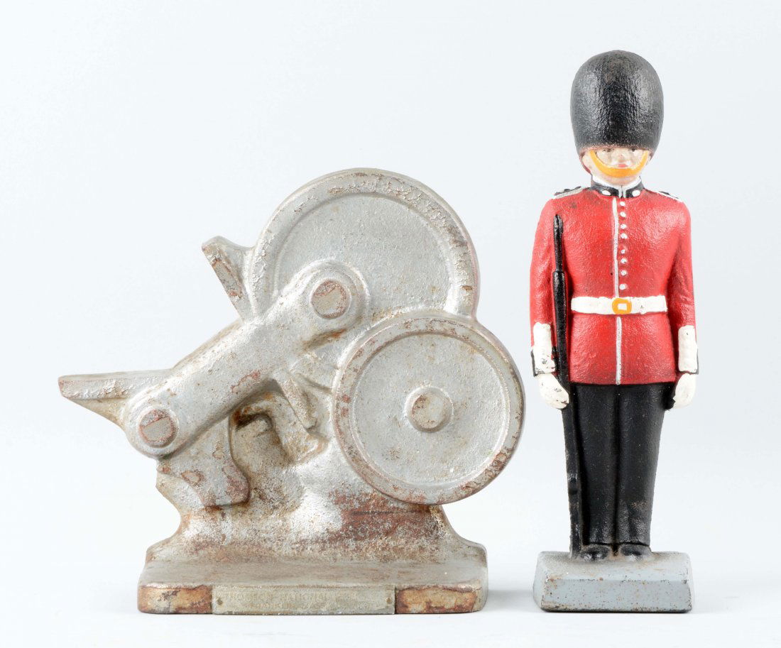 Lot Of 2: Cast Iron Doorstops. (1 of 1)