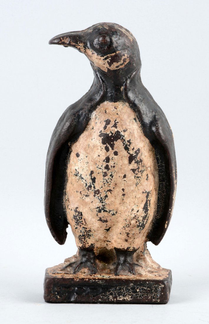 Cast Iron Penguin Doorstop. (1 of 2)